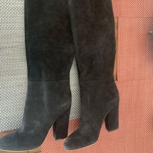 Gianvito Rossi Just Over the Knee Suede Boots